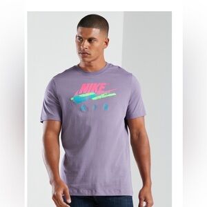 Nike Men's Air Futura T-Shirt SS Crew Neck Purple size large